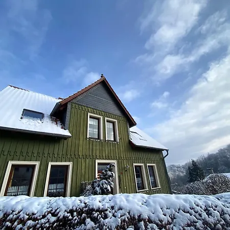 Grüne Haus Am Hexenstieg Höhlenort Rübeland