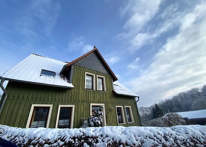 Grüne Haus Am Hexenstieg Höhlenort Rübeland
